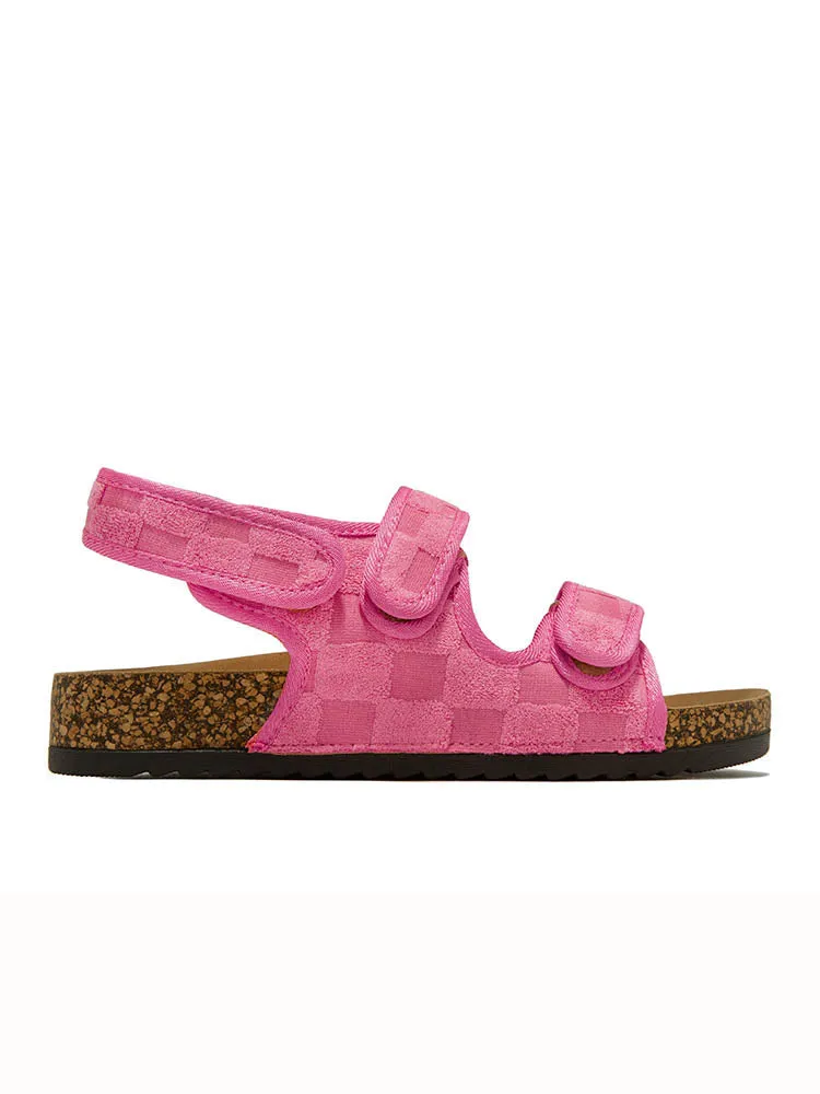 Amozae-Velcro Flat Sandals