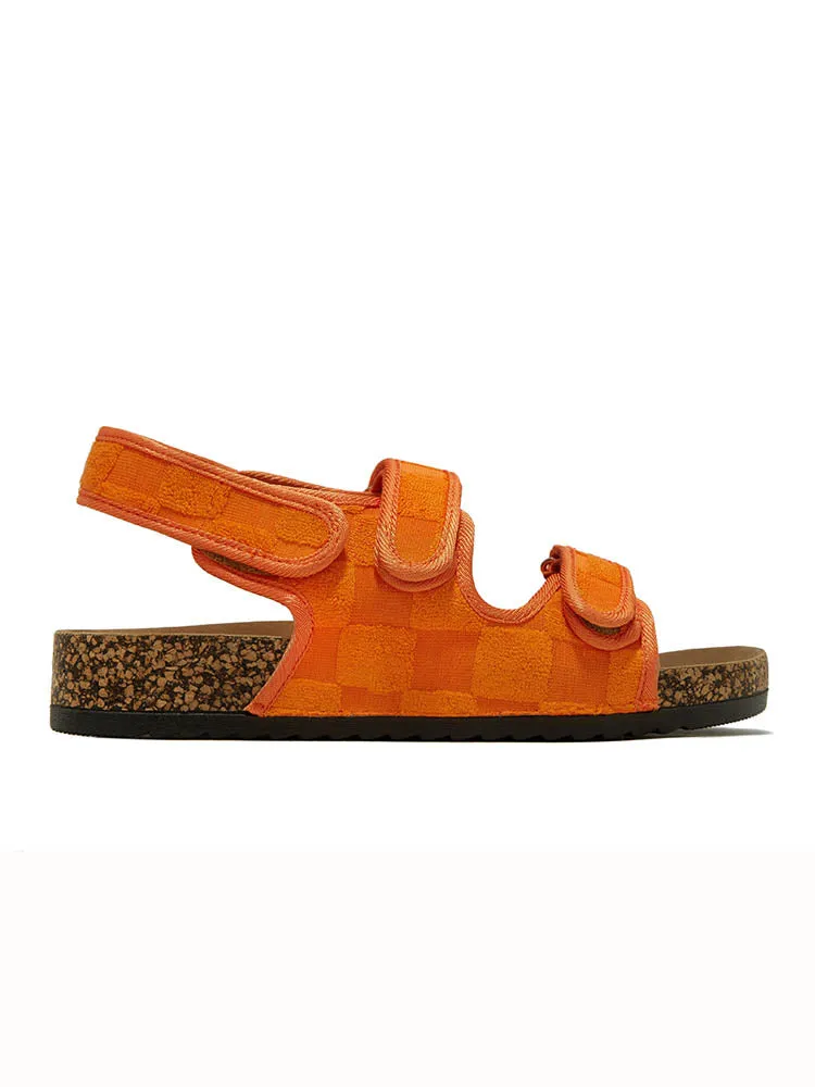 Amozae-Velcro Flat Sandals