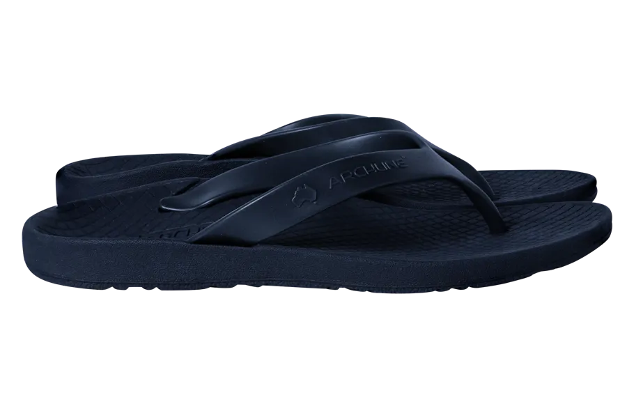 Archline Balance Flip Flops - Navy