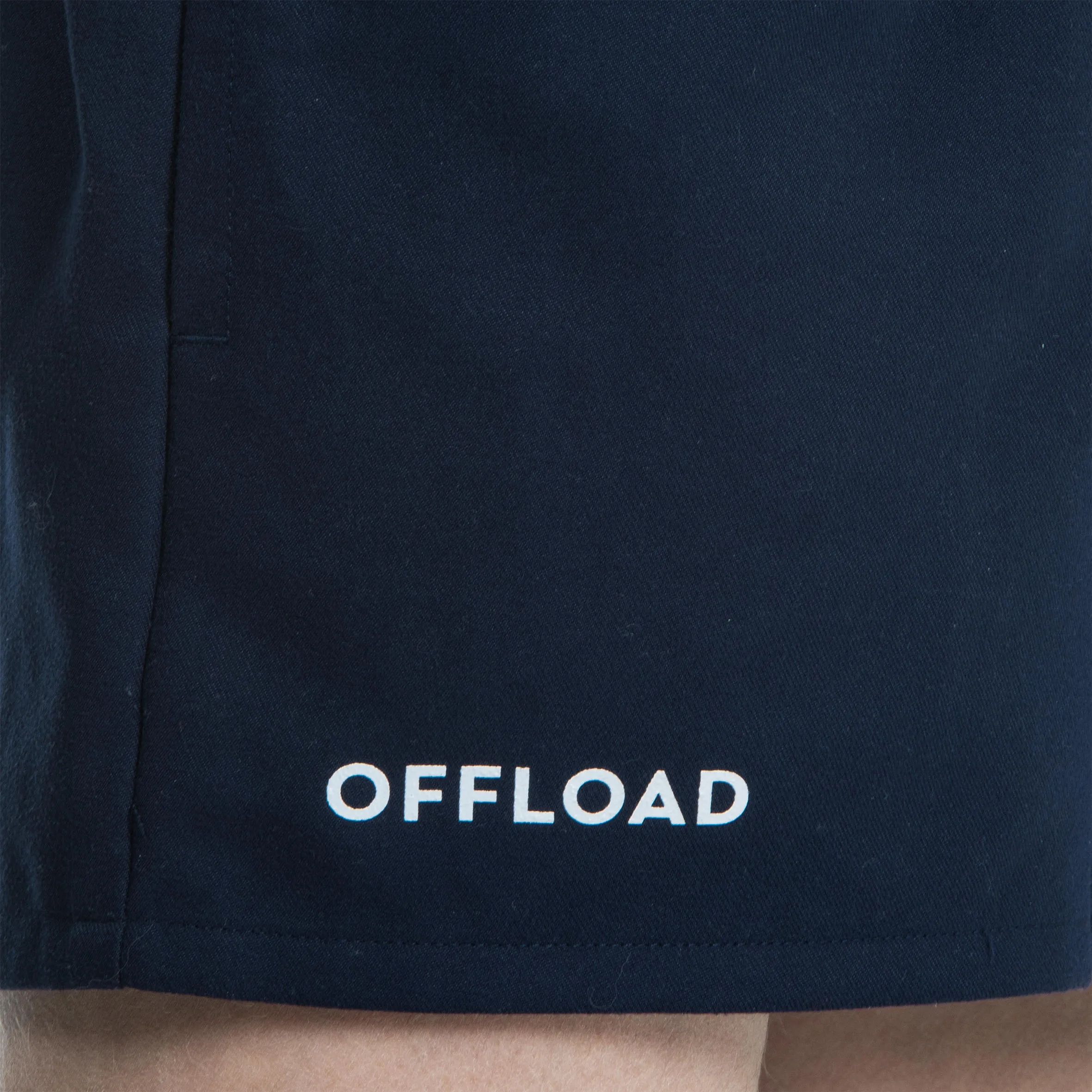 Children's rugby shorts R100 with pockets blue OFFLOAD, dark blue