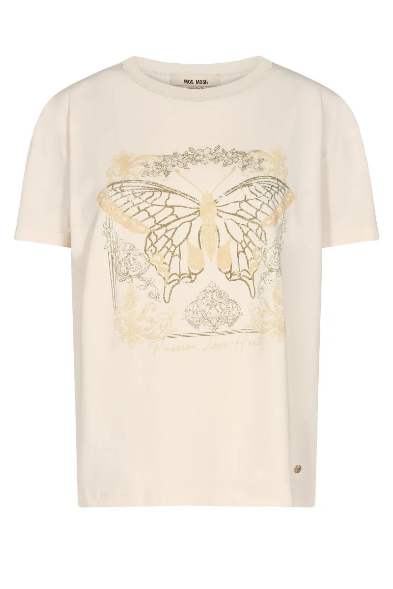Ema Tee | Aloe | T-shirt fra Mos Mosh