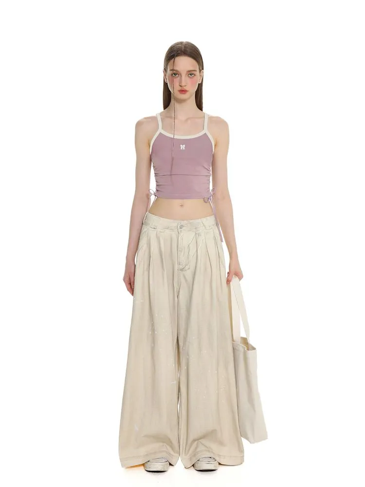 Halter Undershirt Slim Slim Sleeveless Tops【s0000008647】