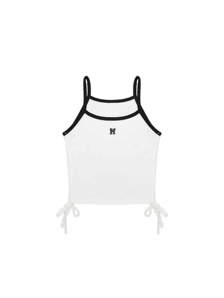 Halter Undershirt Slim Slim Sleeveless Tops【s0000008647】
