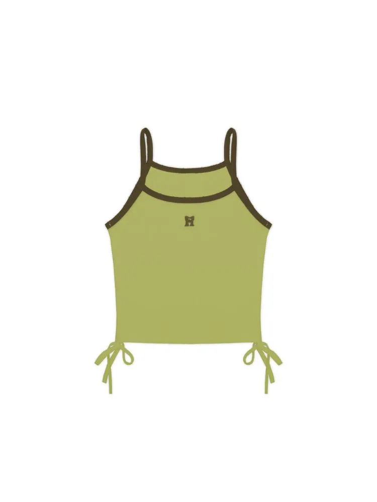 Halter Undershirt Slim Slim Sleeveless Tops【s0000008647】