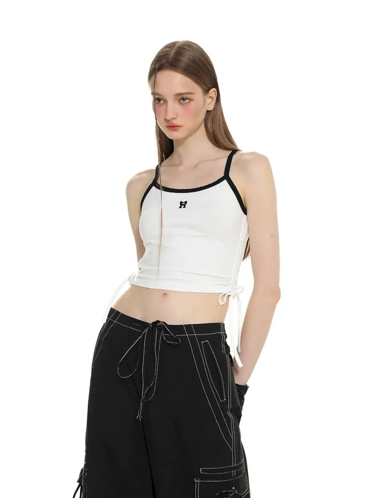 Halter Undershirt Slim Slim Sleeveless Tops【s0000008647】