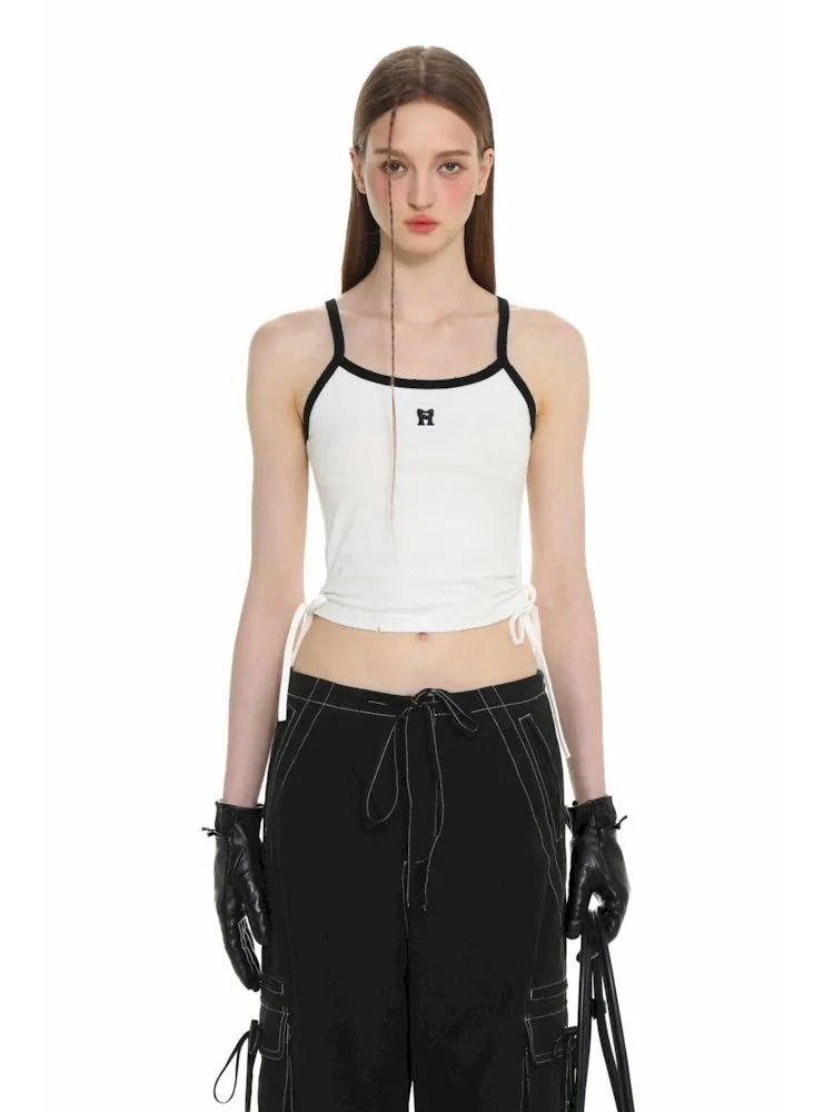 Halter Undershirt Slim Slim Sleeveless Tops【s0000008647】