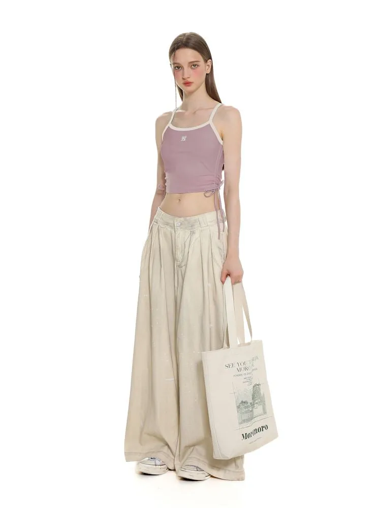 Halter Undershirt Slim Slim Sleeveless Tops【s0000008647】