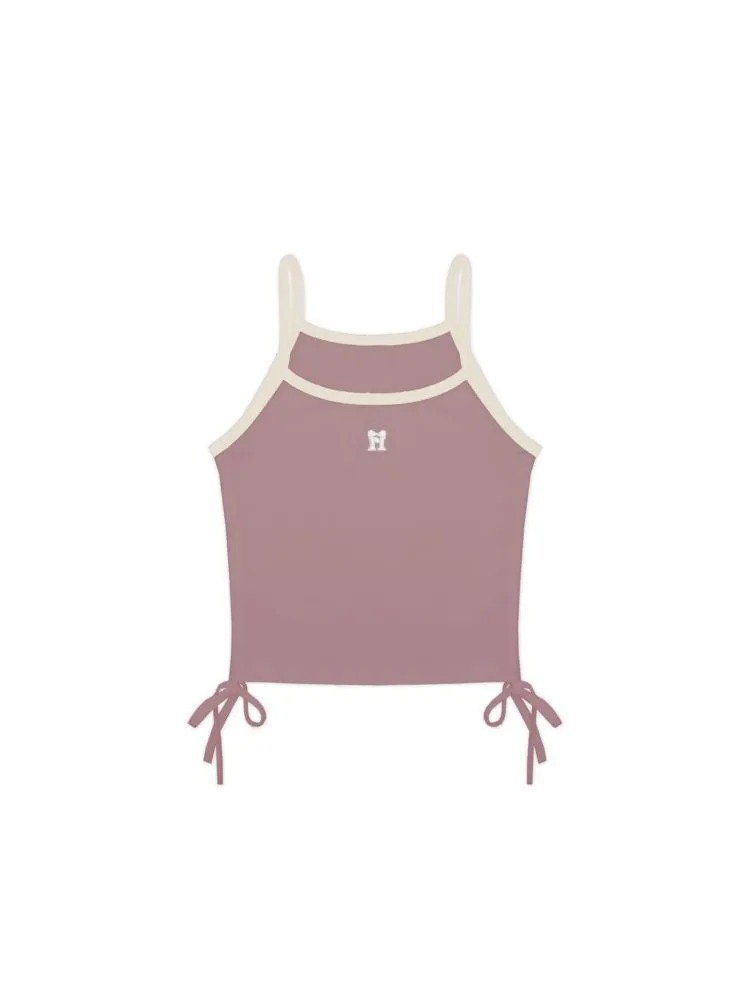Halter Undershirt Slim Slim Sleeveless Tops【s0000008647】