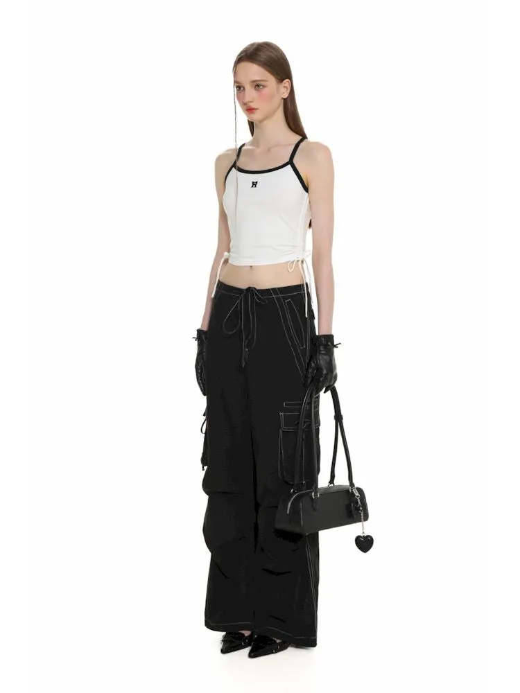 Halter Undershirt Slim Slim Sleeveless Tops【s0000008647】