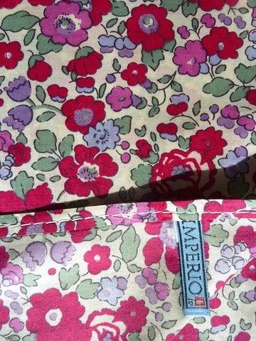 Liberty of London Print Pareo Beach Wrap Fuchsia Floral
