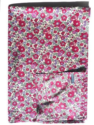 Liberty of London Print Pareo Beach Wrap Fuchsia Floral