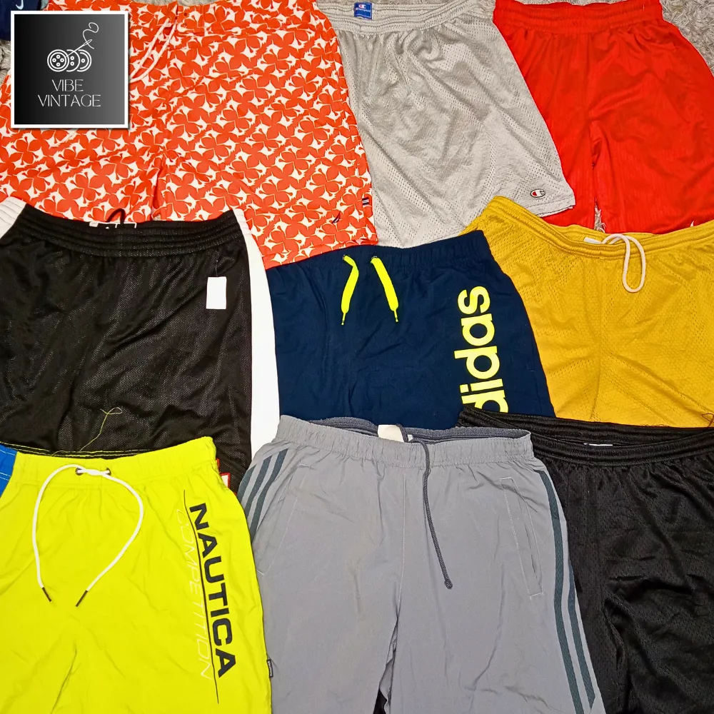 MIX BRANDED SPORTS SHORTS - 30 PCS