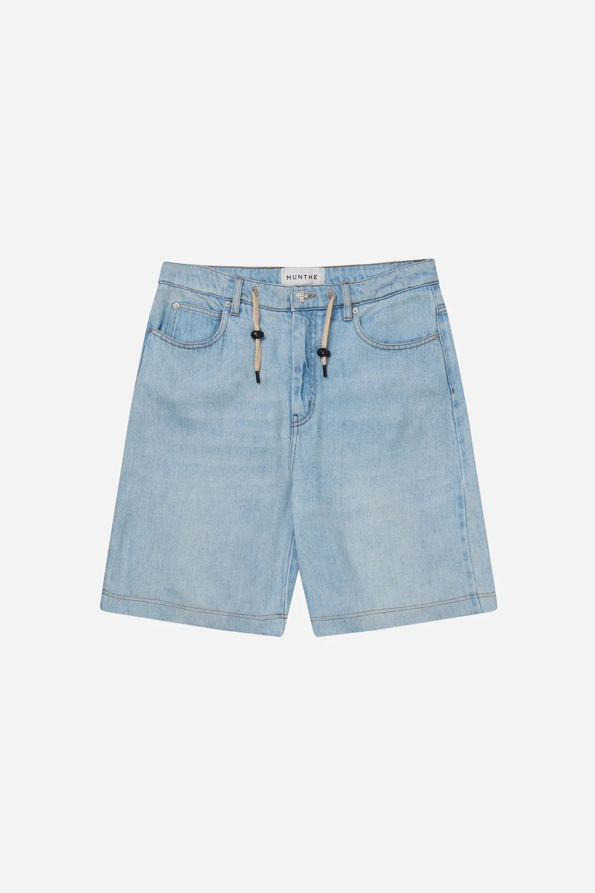 Munthe Kebosu Denim Shorts Blue