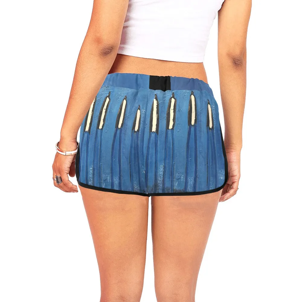 No Woman No Cry Women's All Over Print Casual Shorts (Model L19)