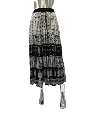 RAYON PRINTED SKIRT PRINT 134