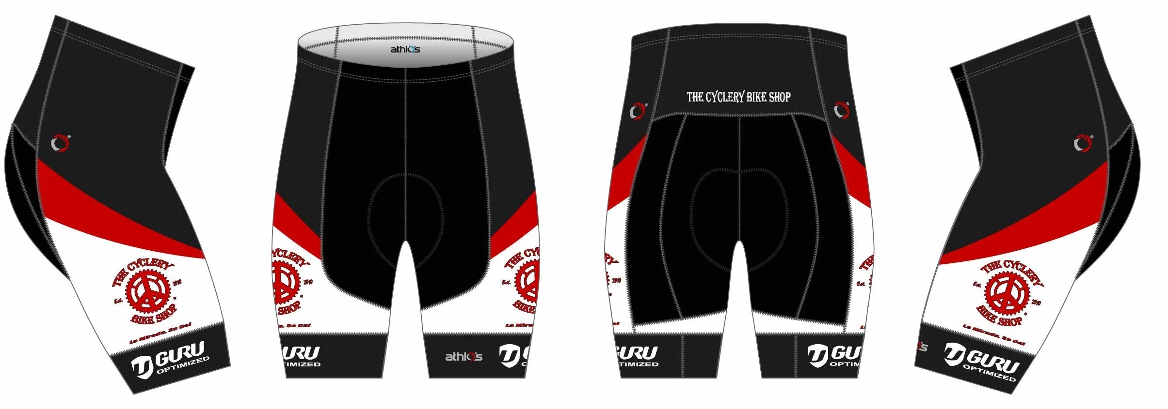Red Breakaway Short Men's - The Cyclery Bike Shop