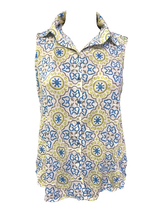 Sleeveless Shirt Kiwi