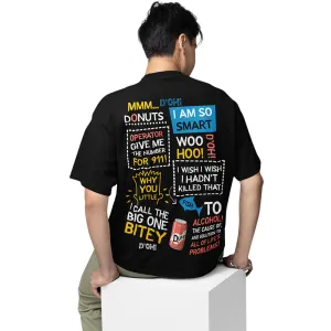 The Simpsons Oversized T shirt - Doodle